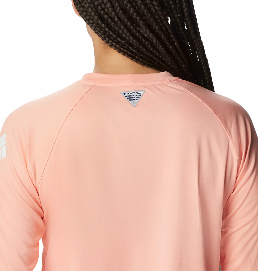 Chandail à manches longues pour femmes Columbia - TIDAL TEE HEATHER LS – Image 7