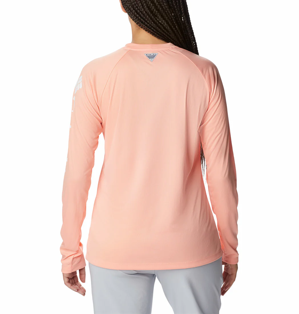 Chandail à manches longues pour femmes Columbia - TIDAL TEE HEATHER LS – Image 9