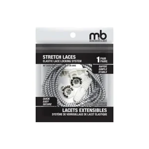 LACETS EXTENSIBLES - Système de verrouillage de lacet élastique - Moneysworth