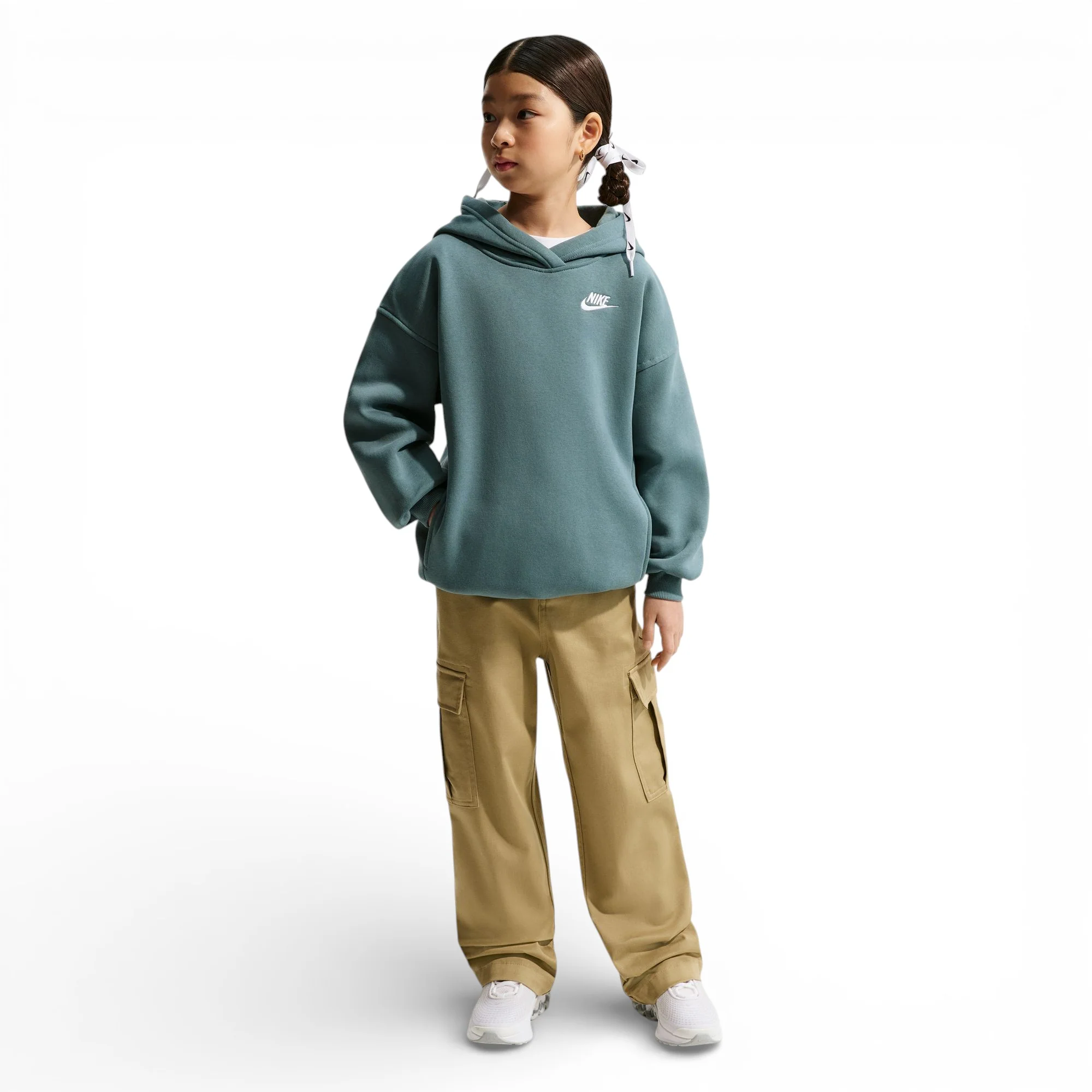 Coton ouaté Nike Filles - NIKESPORTWEAR CLUB OVERSIZED – Image 5