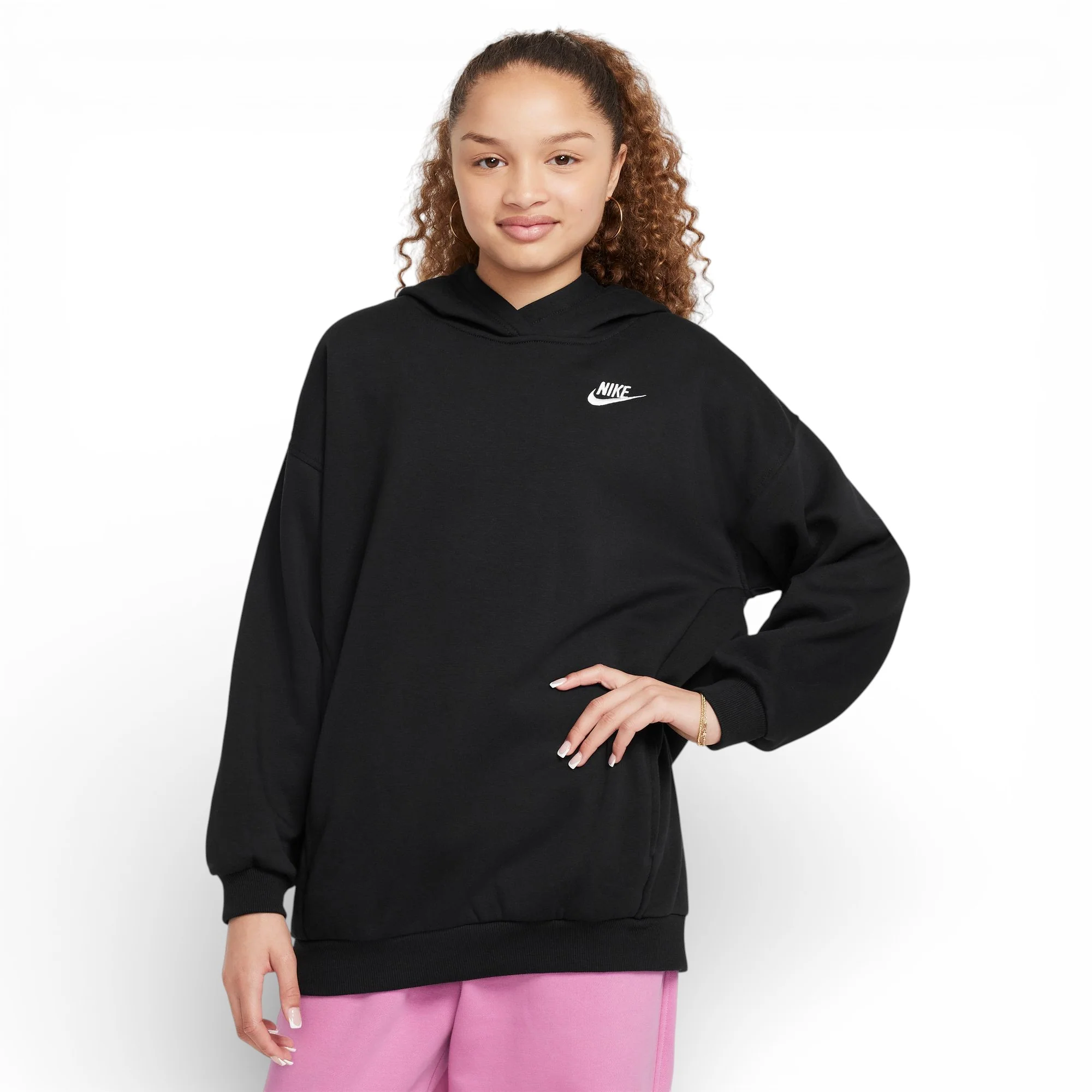 Coton ouaté Nike Filles - NIKESPORTWEAR CLUB OVERSIZED – Image 4