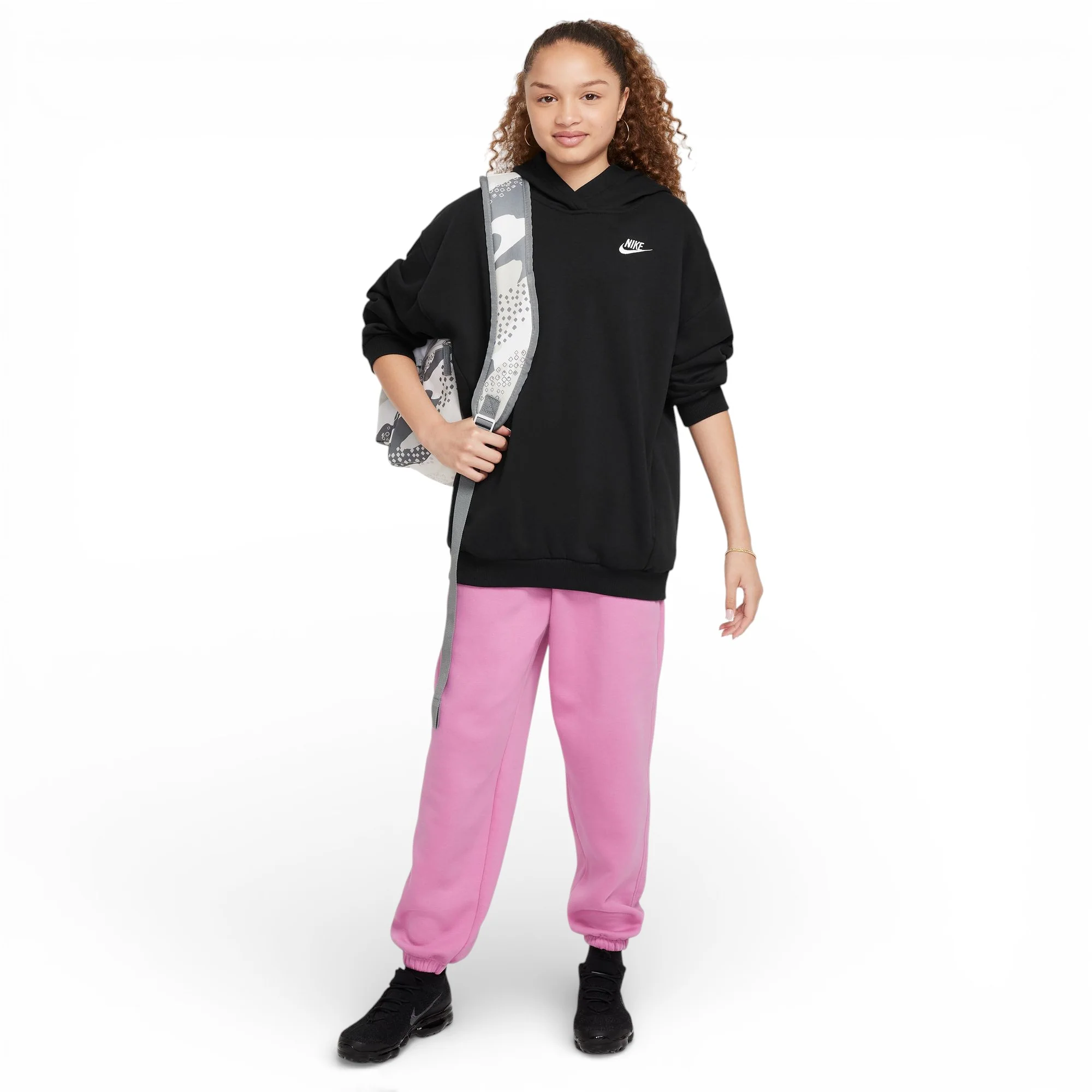 Coton ouaté Nike Filles - NIKESPORTWEAR CLUB OVERSIZED – Image 8