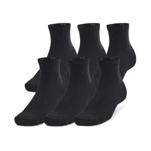 Bas courts pour hommes Under Armour - BAS QUART TRAINING COTTON