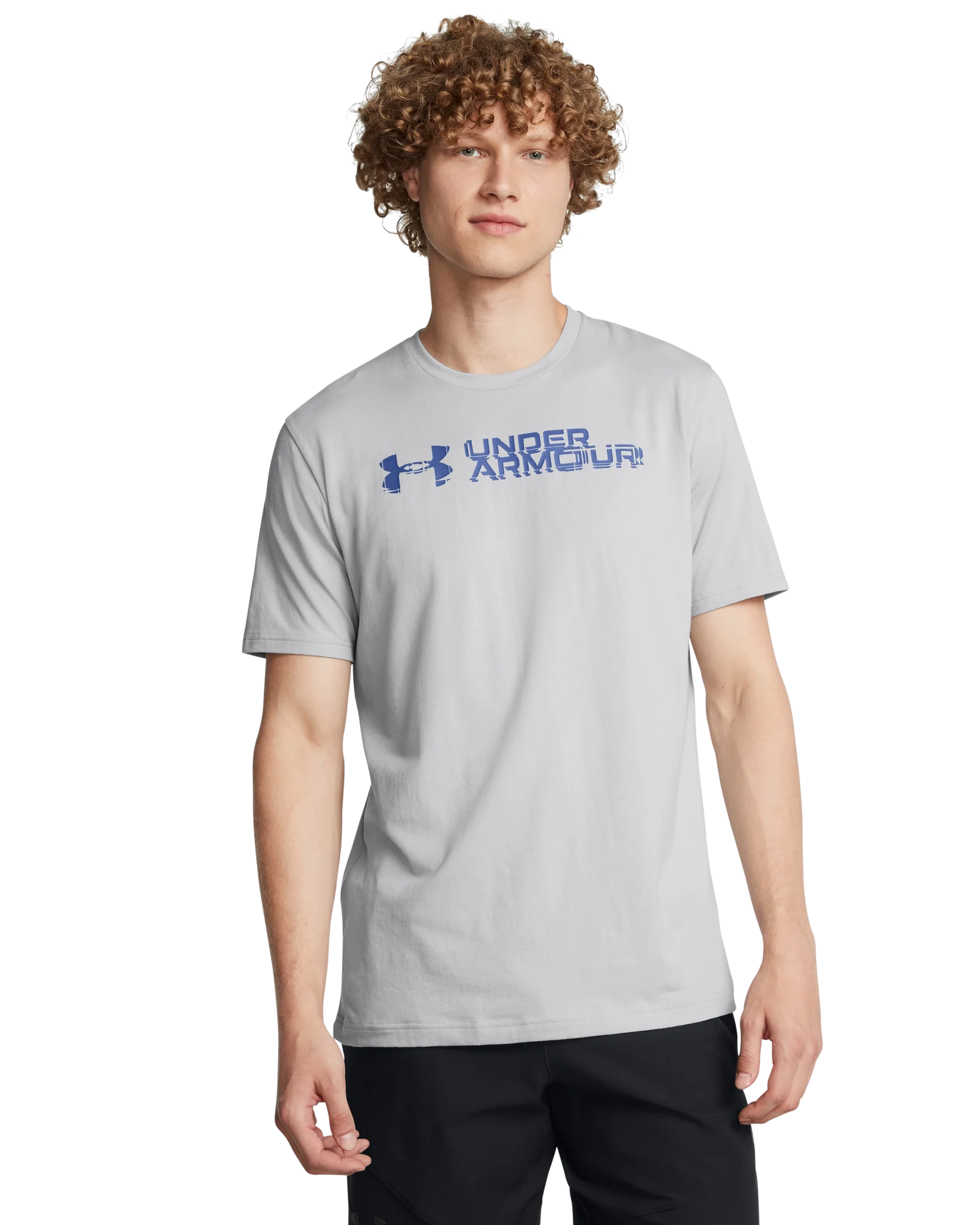 UA M SLICED WORDMARK - T-Shirt pour hommes - Under Armour – Image 4